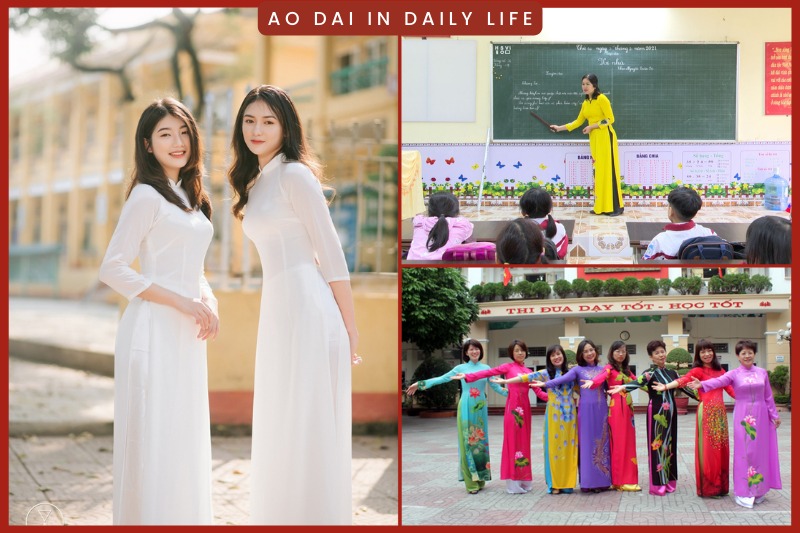 Ao Dai in Vietnam daily life